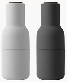 Súprava mlynčekov na soľ a korenie's drevenými vrchnákmi Bottle Grinder, 2 diely