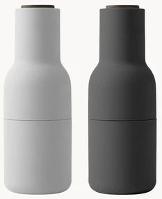 Súprava mlynčekov na soľ a korenie's drevenými vrchnákmi Bottle Grinder, 2 diely
