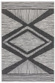 ELLE Decoration koberce AKCIA: 80x150 cm Kusový koberec Gemini 106014 Black z kolekcie Elle – na von aj na doma - 80x150 cm