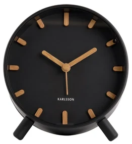 Karlsson 5943BK dizajnový budík 11 cm
