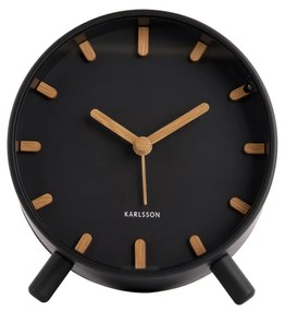 Karlsson 5943BK dizajnový budík 11 cm