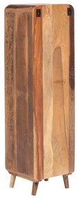 furniture-nabytek.cz - Masívna kúpeľňová vysoká skrinka Calcutta II z recyklovaného dreva, lakovaná, viacfarebná – 35×35×135 cm