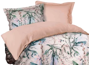 SATENOVÉ POSTEĽNÉ OBLIEČKY LUXURY PREMIUM COLEUS 160X200 CM, 2KS 70X80 CM VZOROVANÉ
