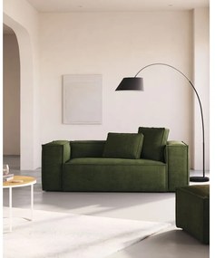 Čierna stojacia lampa s textilným tienidlom (výška 189 cm) May – Kave Home