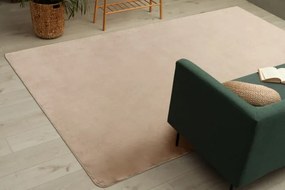 Protišmykový koberec POSH Shaggy camel, béžový plyš