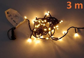 Nexos 2172 diLED svetelná reťaz - 40 LED teple biela