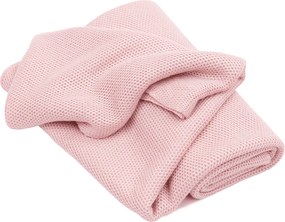 Bambusová zavinovačka púdrovo ružová 85x85cm