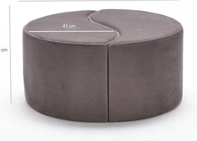 Sivý taburet Alis – Artie