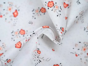 Obliečky z mikrovlákna FLORINE krémové Rozmer obliečky: 70 x 80 cm | 140 x 200 cm