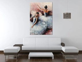 Gario Ručne maľovaný obraz Nádherné baletky Rozmery: 70 x 100 cm
