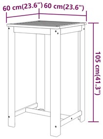 Záhradný barový set KOBBI