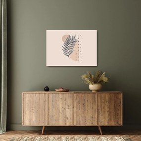 Sklenený obraz - Ilustrovaný list N⁰2 (70x50 cm)