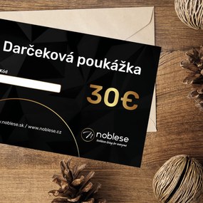 Darčekový poukaz v hodnote 30€ - tlačená verzia