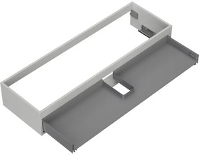 Mexen Box-A, závesná skrinka, 140 cm, 1 zásuvka, sivá matná, 91AX0-1400-235-1-62