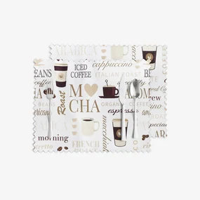 Goldea prestieranie na stôl teflónové - kávové menu - sada 2ks 30 x 40 cm