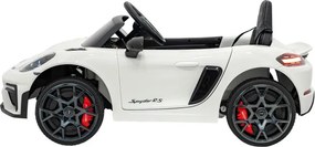 Elektrické autíčko Porsche Spyder RS 718 Lakier biele