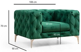 Kreslo Como Green