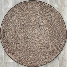 Protišmykový koberec BARI PRINT 250738W-1 kruh