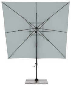 Derby DERBY DX 280 x 280 cm – kvalitný záhradný slnečník s bočnou nohou svetlo šedá (kód farby 827)