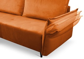 Pohovka dvojsedačka Naples Sofa (oranžová). Vlastná spoľahlivá doprava až k Vám domov. 1041185
