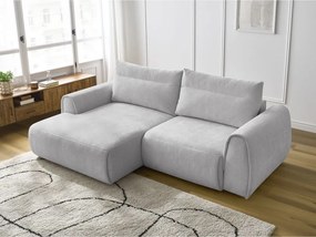 Svetlosivá rohová pohovka Aden – Bobochic Paris