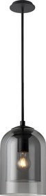 Toolight Amber, závesné svietidlo 1xE27 APP1704-1PC, šedá-čierna, OSW-04336