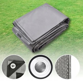 Strieborná vodeodolná krycia plachta 2m x 4m