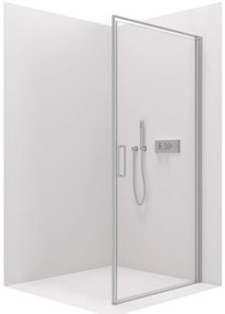 Cerano Porte, 1-krídlové sprchové dvere 80x195 cm, 8mm číre sklo, chrómový profil, CER-CER-413462