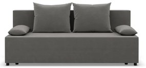 Dvojmiestna pohovka FERMO Kronos rozkladacia, svetlosivá