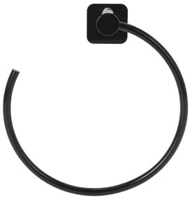 Držiak na uteráky Ring, čierna