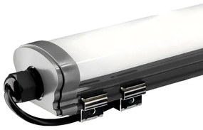 LED Podlinkové svietidlo LED/60W/230V 6000K 120 cm IP65 čierna