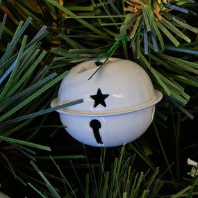 DECOLED Biele kovové valčeky, 4 cm - 12 ks v balení.