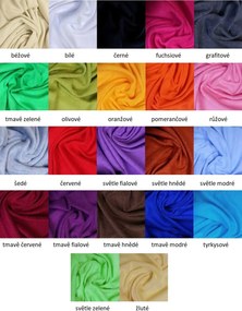 FROTÉ prestieradlo 180x80 cm SUPER (22 farieb)