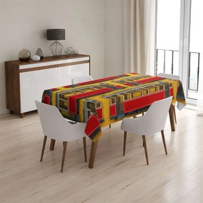 Sablio Obrus Pražské historické električky Žltý Pattern - 130x170 cm
