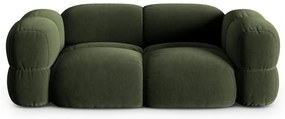 Zelená zamatová pohovka 210 cm Loretto – Cosmopolitan Design