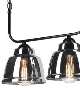 Luster na reťazi MARIO 2xE27/60W/230V chróm