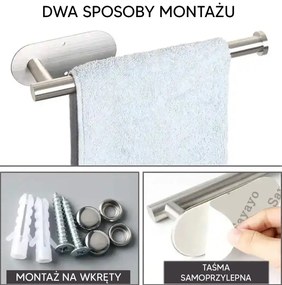 APT Daalo  Držák na papírové utěrky stříbrný
