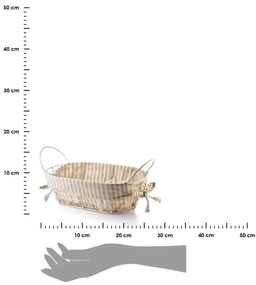 Košík na pečivo Will Beige, 25x15x8 cm