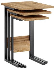 Skladací stôl Atlantic Pine, 3 ks