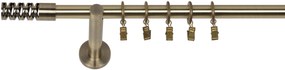 Dekodum Moderná garniža Jewel 19 mm starožitné zlato jednoduchá Dĺžka (cm): 120