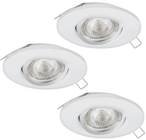 Eglo Eglo 95357 - SADA 3x LED podhľadové svietidlo TEDO 3xGU10-LED/5W/230V EG95357