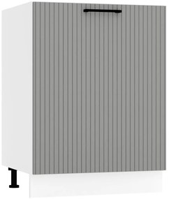 Skrinka do kuchyne Kate d60zl s/1 šedá mat