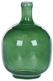 Sklo Dekoratívna váza 24 Zelená PARATHA Beliani