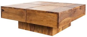 Dizajnový konferenčný stolík Dash 70 cm sheesham