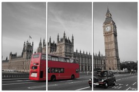 Obraz na plátne - Autobus v Londýne 131ČB (105x70 cm)
