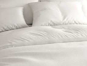 Krepové obliečky STANDO biele hotelová kapsa Rozmer obliečky: 70 x 90 cm | 140 x 200 cm