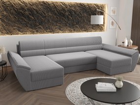 Rohová sedacia súprava U Radiant U4 (sivá). Akcia -20%. Vlastná spoľahlivá doprava až k Vám domov. 1057543