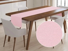 Biante Dekoračný behúň na stôl Leona LN-052 Svetlo ružový 20x120 cm