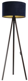 BPS Koncept Stojacia lampa STANDART 1xE27/60W/230V modrá/wenge BS0493