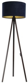 Stojacia lampa STANDART 1xE27/60W/230V modrá/wenge